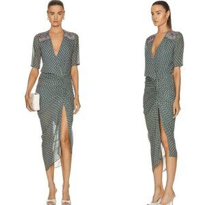 Veronica Beard Mariposa Silk Maxi Dress